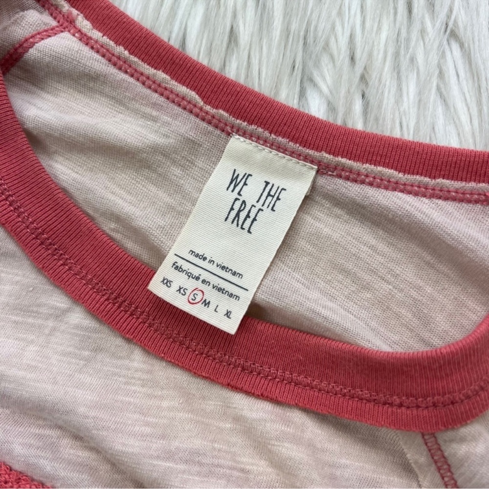 Free People We The Free Friday Fever Pattern Mix Top - Picture 7 of 11